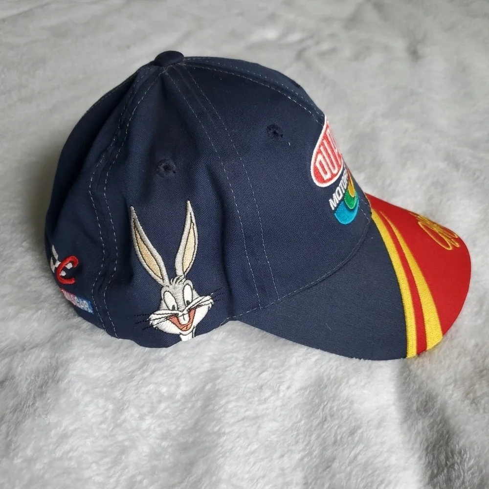 Jeff Gordon Bugs Bunny Hat Looney Tunes NASCAR Vintage Snapback All Over Du Pont